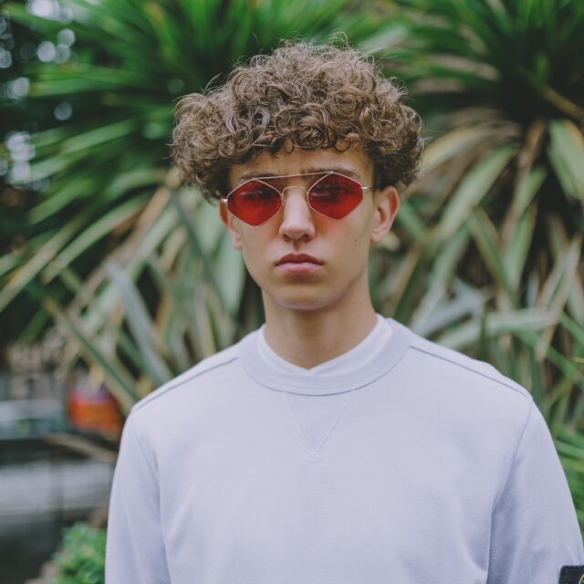 Red Diamond Shaped Sunglasses