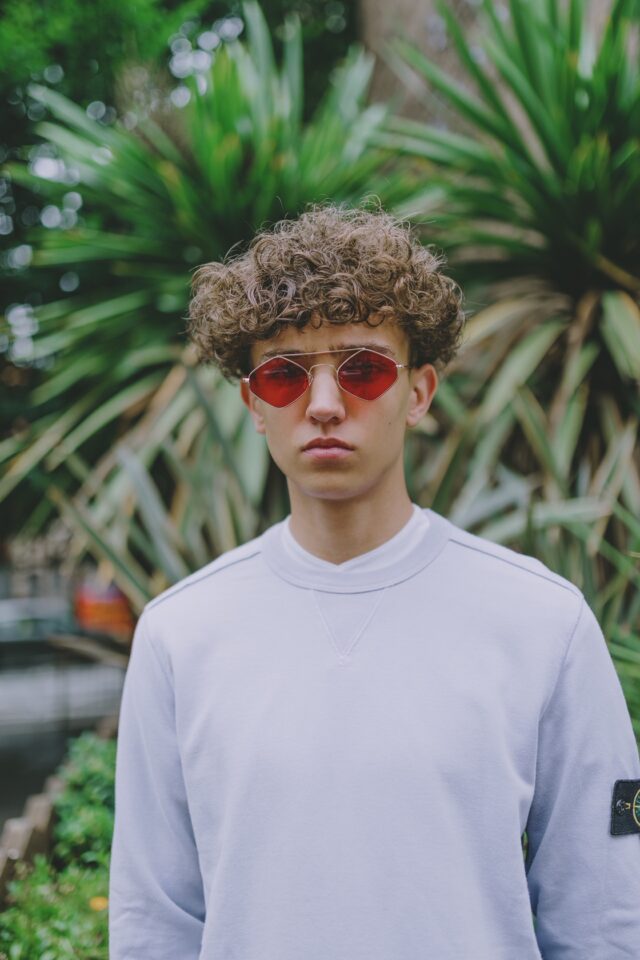 Red Diamond Shaped Sunglasses