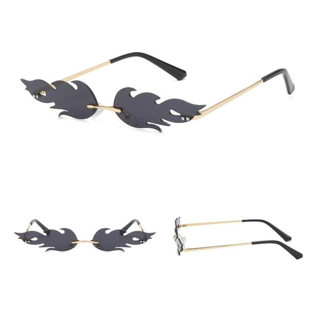 Urban Black Flame Unisex Sunglasses