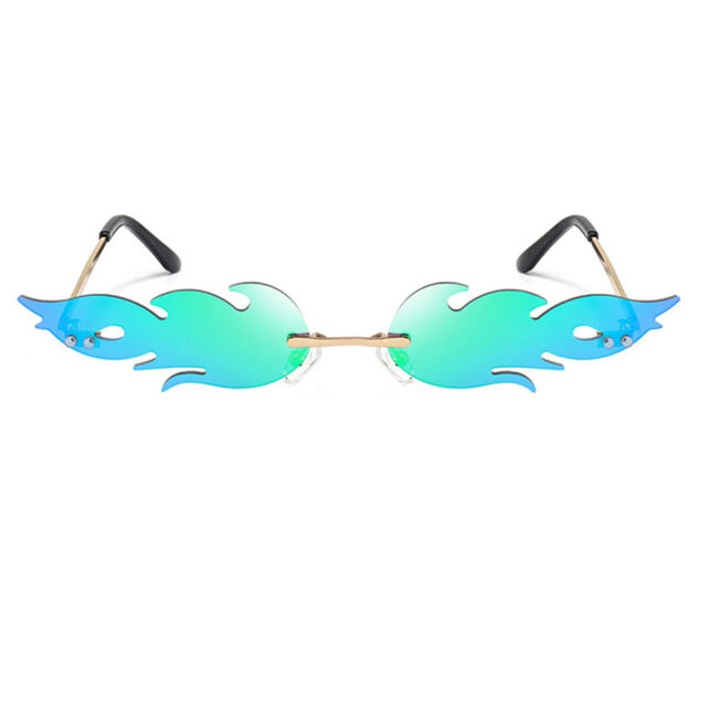 Urban Holographic Flame Unisex Sunglasses