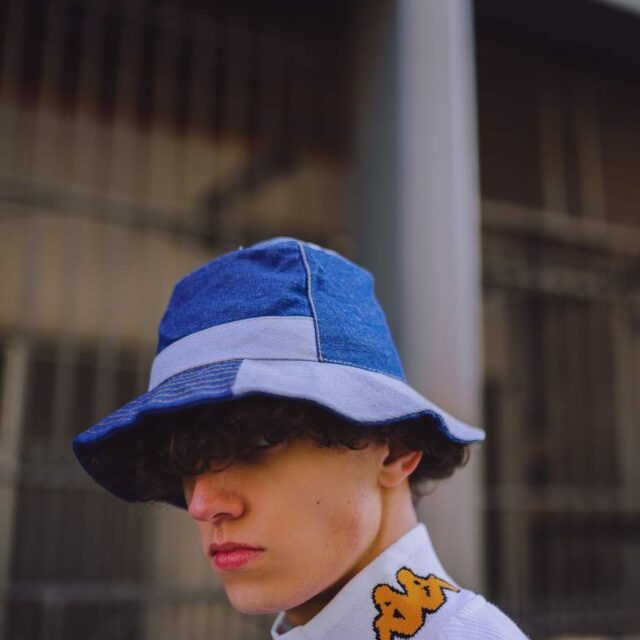 Denim Patchwork Bucket Hat