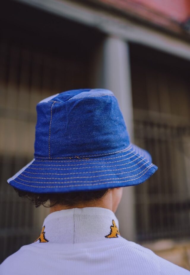 Denim Patchwork Bucket Hat