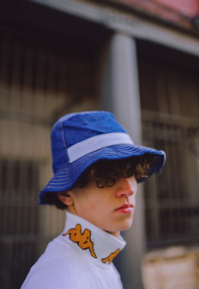 Denim Patchwork Bucket Hat