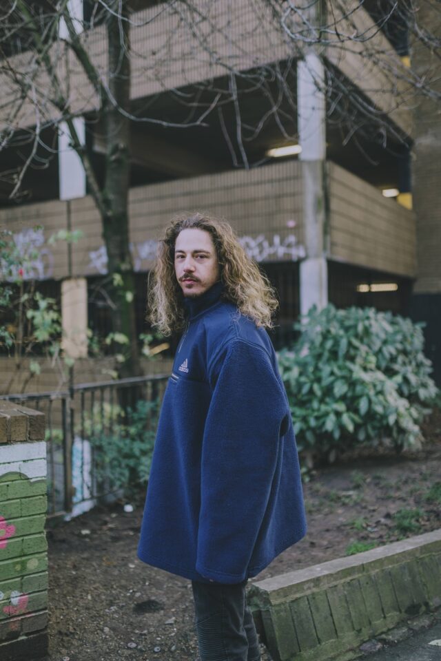 Vintage Navy Blue Adidas Chunky Sherpa Fleece
