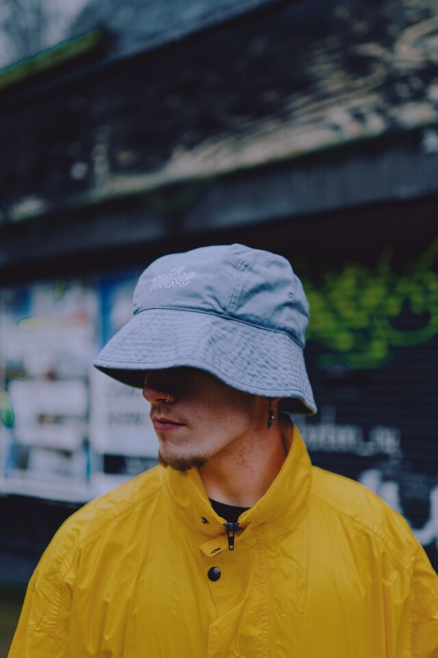 Vintage Nike Embroidered Spell Out Bucket Hat