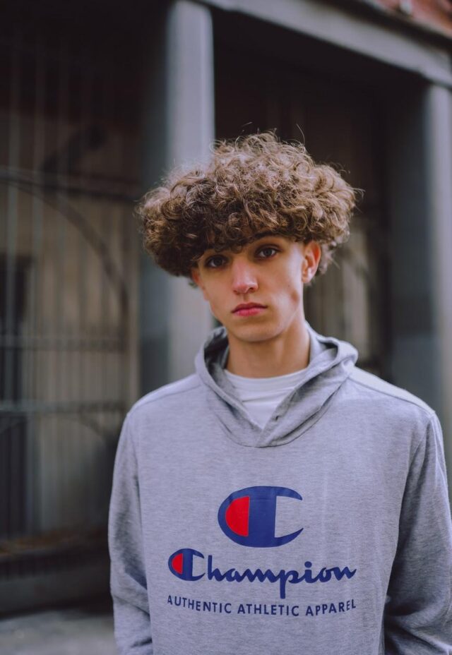 Grey Champion Spell Out Sweatshirt Hoodie