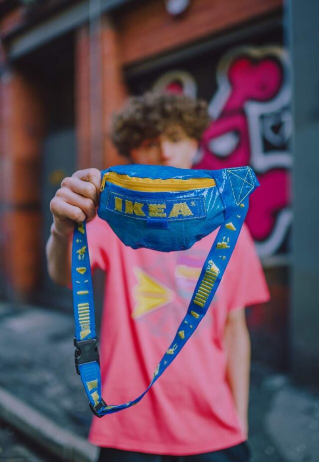 Iconic Wavy IKEA Spell Out Bum Bag