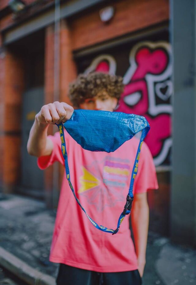 Iconic Wavy IKEA Spell Out Bum Bag