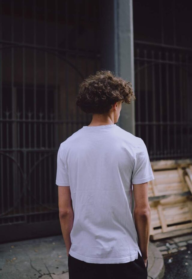 Aquascutum Spell Out Round Neck T-Shirt