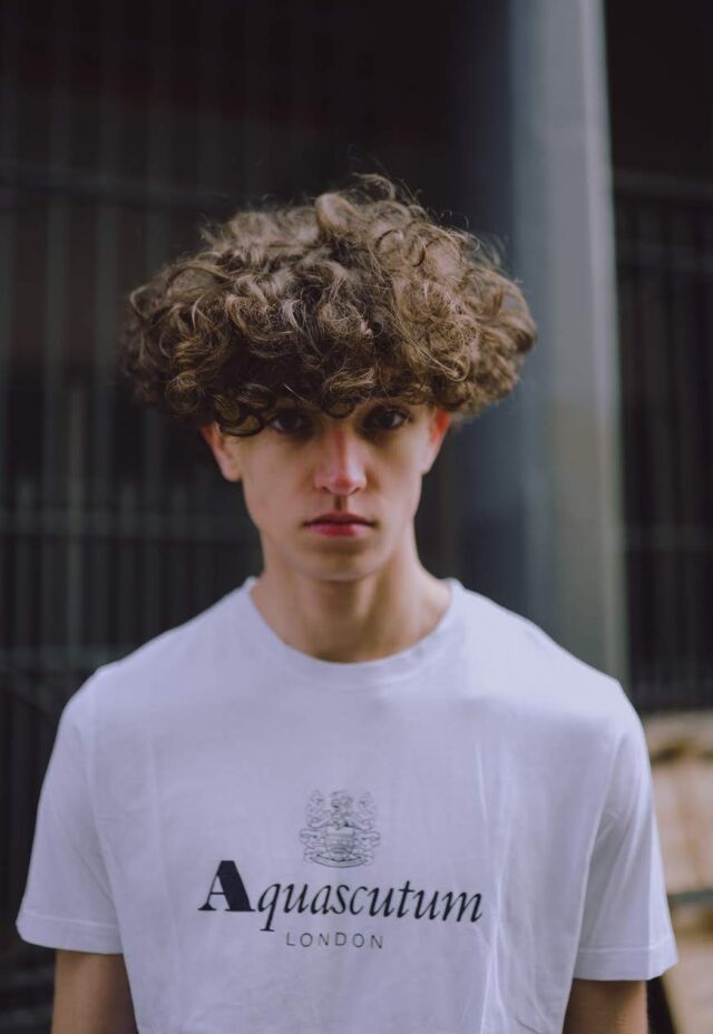Aquascutum Spell Out Round Neck T-Shirt