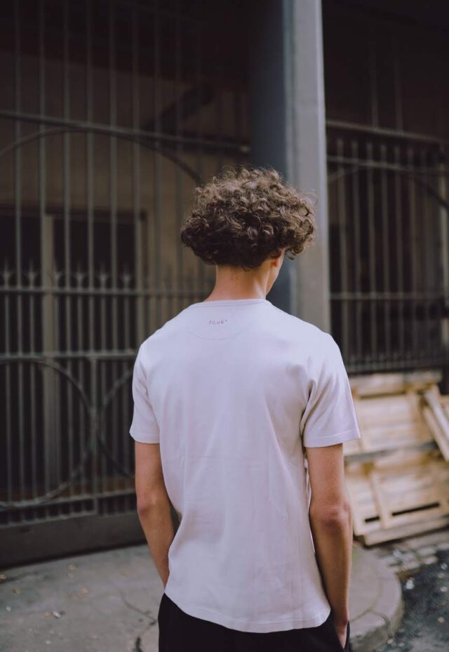 Vintage FCUK JEANS Spell Out T-Shirt