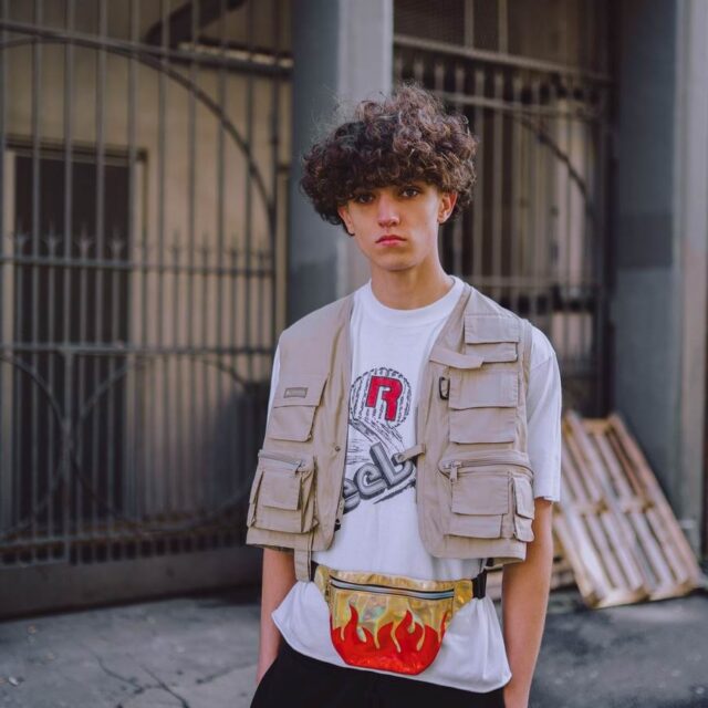 Golden Holographic Flame Bum Bag