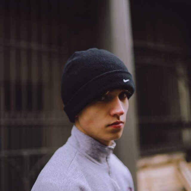 Vintage Nike Embroidered Fleece Beanie Hat