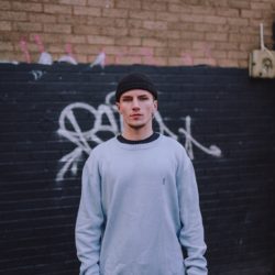 Black Ribbed Fisherman Beanie Hat 