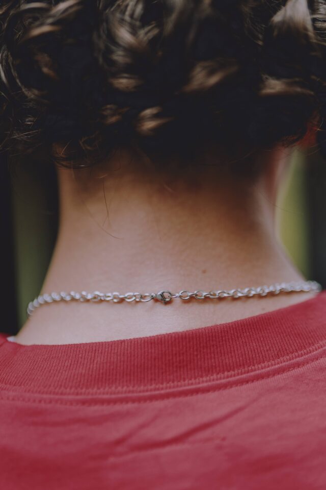 Stainless Steel Nike Pendant Necklace