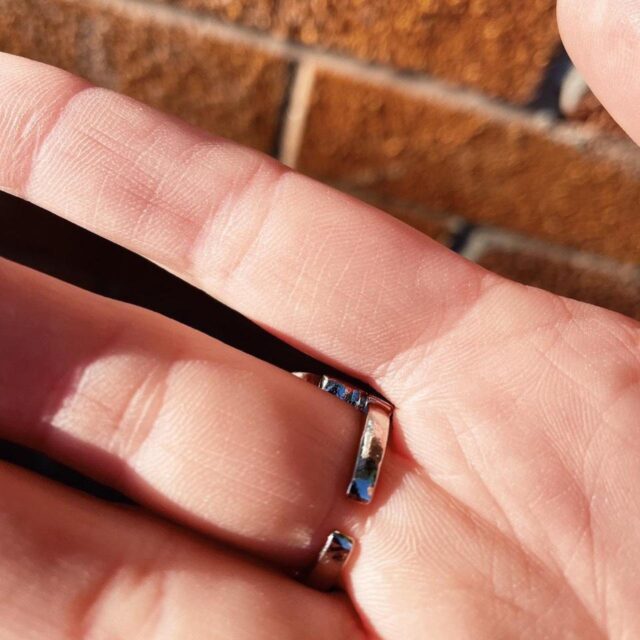 Unisex Adjustable Metal Flame Ring