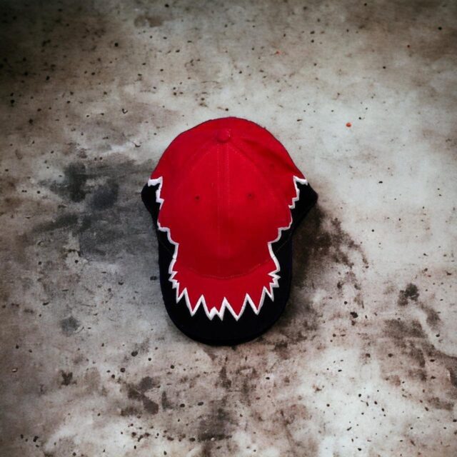 Vintage Y2K Skater Flame Print Baseball Cap