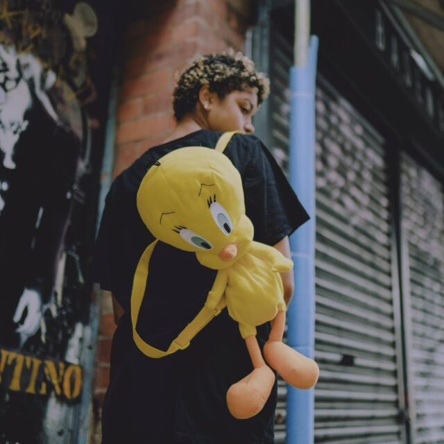 Vintage 90s Tweety Pie Plush Rucksack