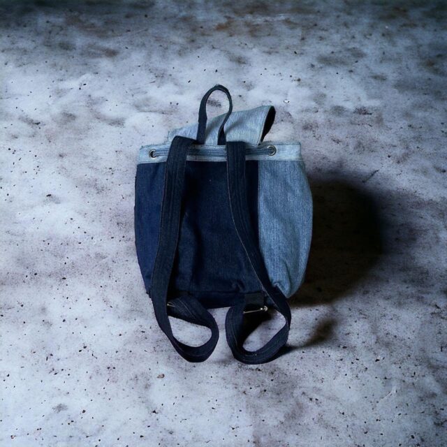 Vintage Reworked Sex Pistols Denim Rucksack