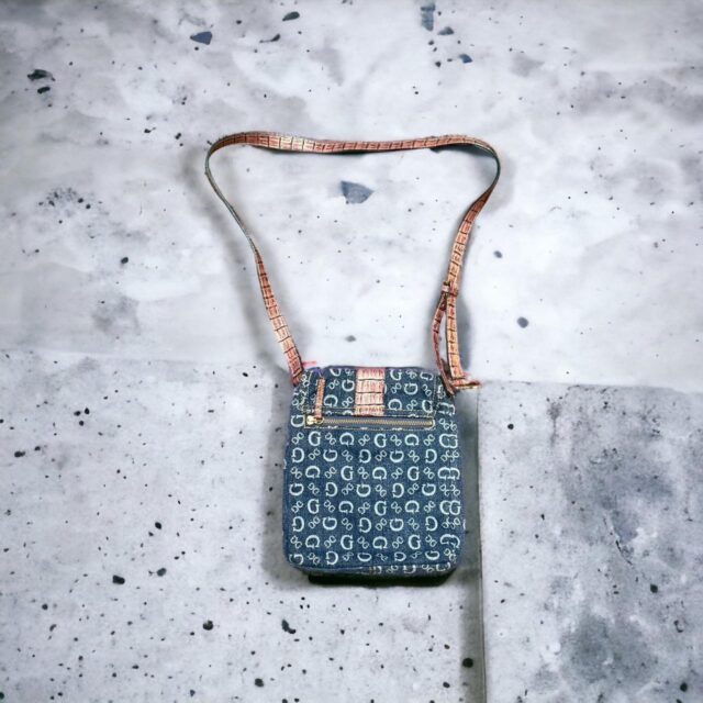 Vintage Y2K Guess Monogram Shoulder Bag