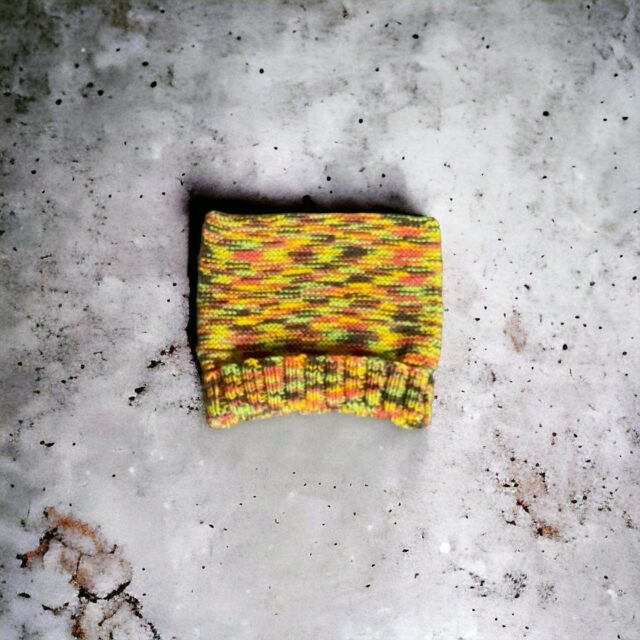 Vintage Handknitted Multicoloured Ski Hat