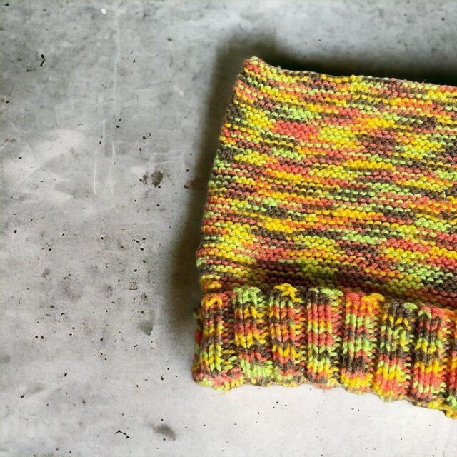Vintage Handknitted Multicoloured Ski Hat