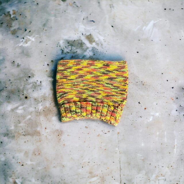 Vintage Handknitted Multicoloured Ski Hat