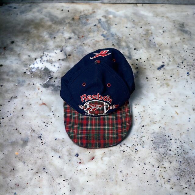 Vintage Reebok Embroidered Spell Out 90s Cap