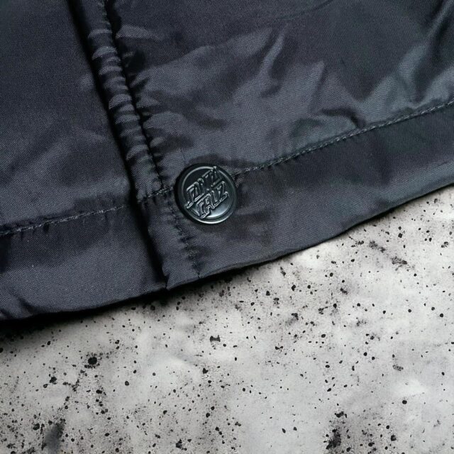 Mens Black Santa Cruz Coach Jacket - M