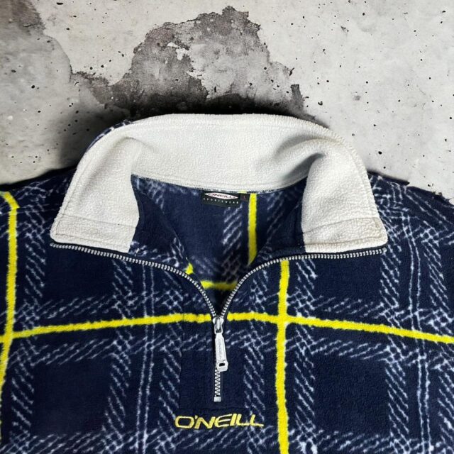Vintage Men's O'Neill Sherpa Fleece Jumper - L