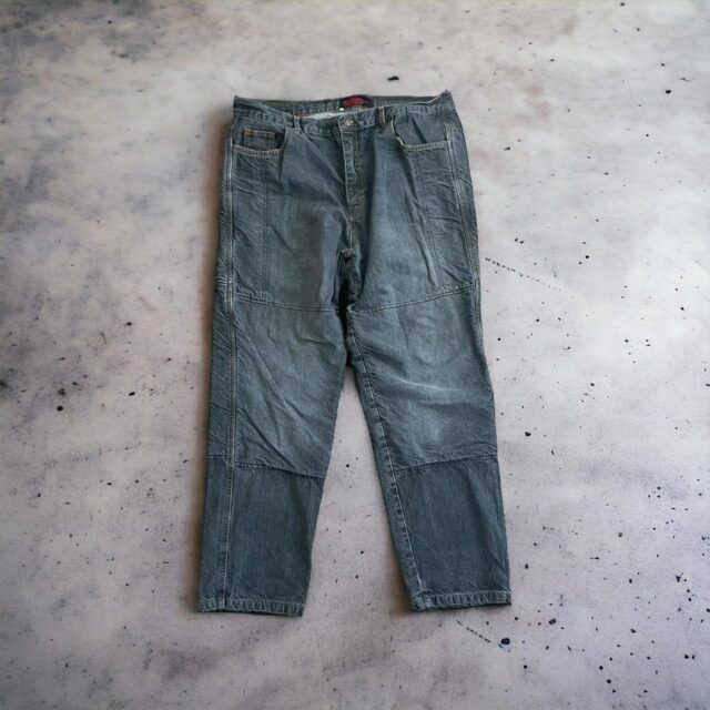 Men's Vintage Baggy Grey Y2K DuPont Jeans L/XL