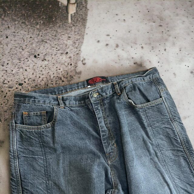 Men's Vintage Baggy Grey Y2K DuPont Jeans L/XL