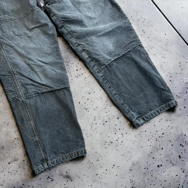 Men's Vintage Baggy Grey Y2K DuPont Jeans L/XL