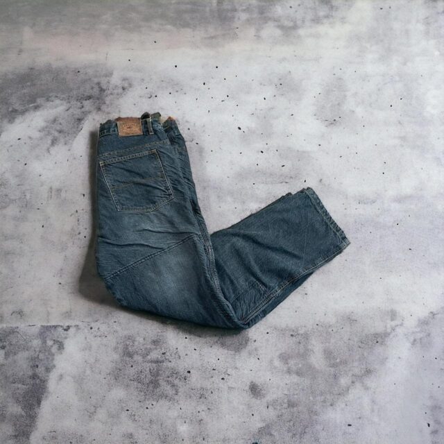 Men's Vintage Baggy Grey Y2K DuPont Jeans L/XL