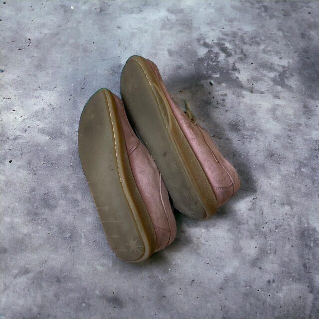 Vintage Kickers Baby Pink Moccasins UK 7