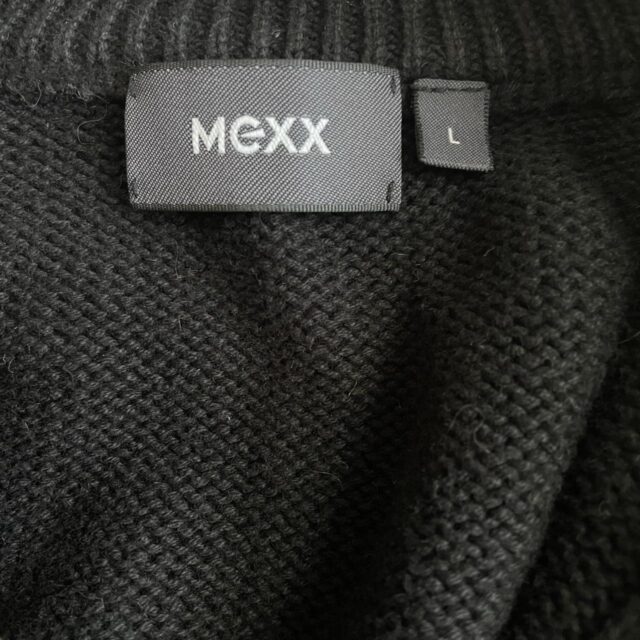 Vintage Mens Y2K Mexx Knitted Quarter Zip Jumper