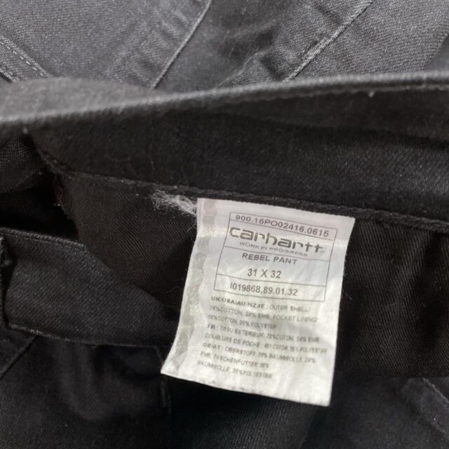 Men's Black Carhartt Rebel Pant Jeans - M