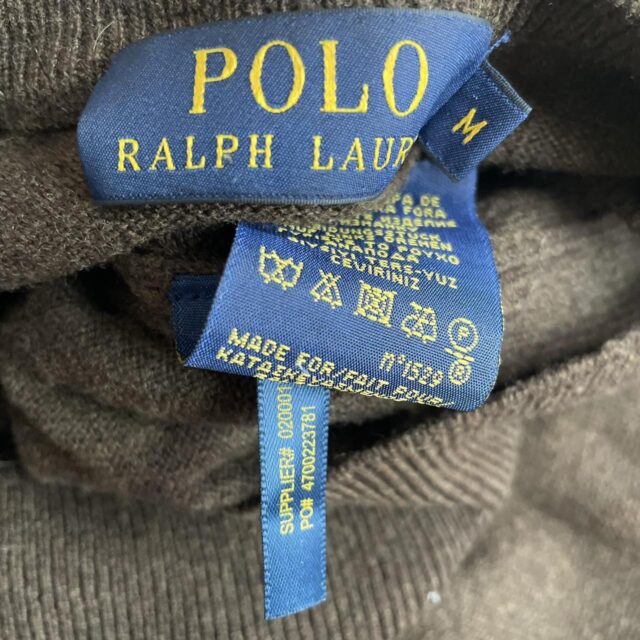 Men's Brown Ralph Lauren Knitted Jumper - M