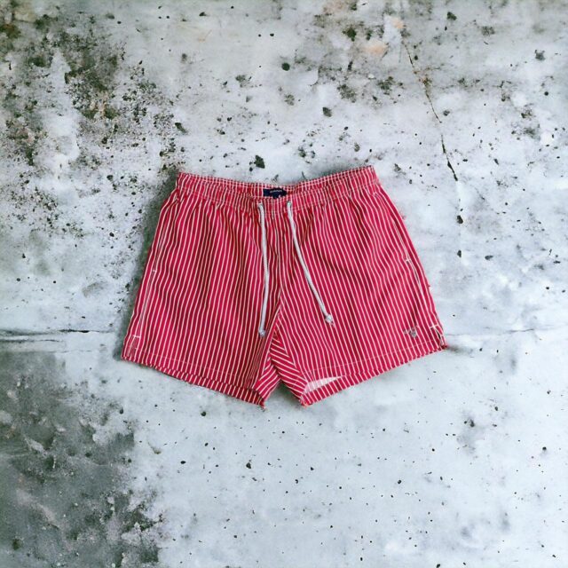 Men's Y2K GANT Striped Swim Shorts
