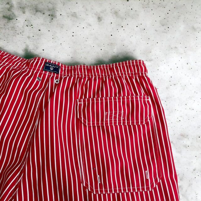 Men's Y2K GANT Striped Swim Shorts