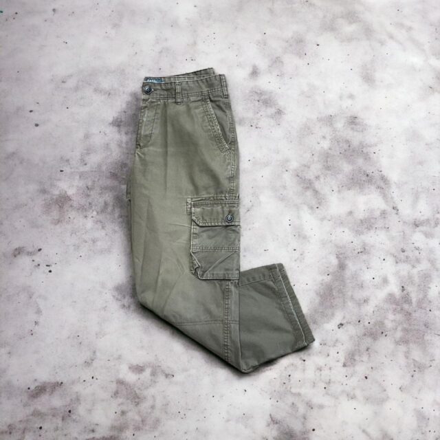 Men's Vintage Y2K Khaki Cargo Pants - M