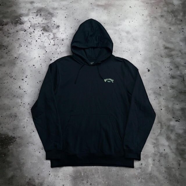 Men's Y2K Black Billabong Spell Out Hoodie - XXL
