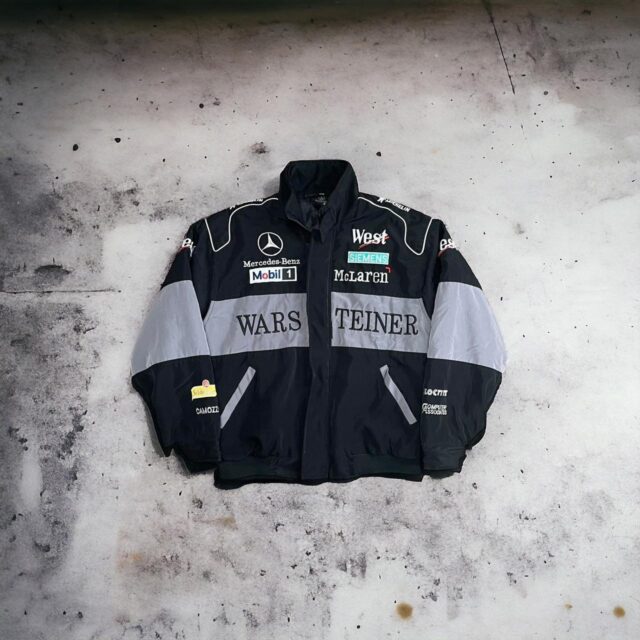 Vintage Mercedes McLaren Racing Bomber Jacket - L