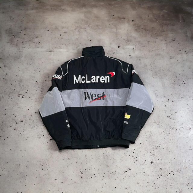 Vintage Mercedes McLaren Racing Bomber Jacket - L
