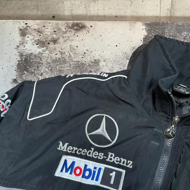 Vintage Mercedes McLaren Racing Bomber Jacket - L