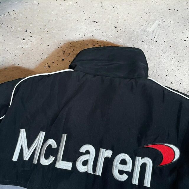 Vintage Mercedes McLaren Racing Bomber Jacket - L