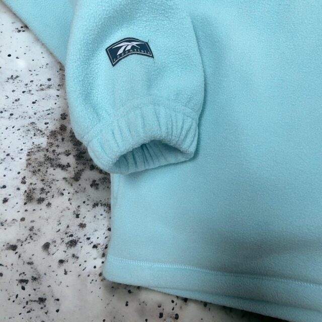 Vintage Ladies Y2K Baby Blue Reebok Fleece - UK 14