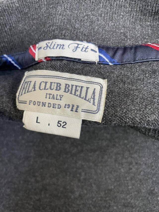 Vintage Fila Long Sleeved Polo Shirt - L