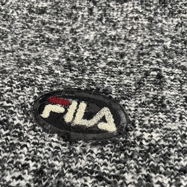 Vintage 90s Oversized Fila Knitted Jumper - S