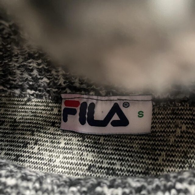Vintage 90s Oversized Fila Knitted Jumper - S